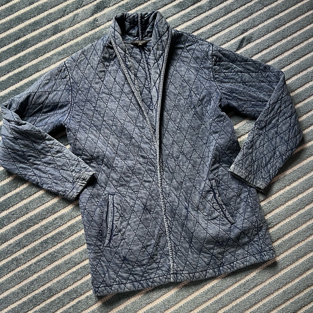 Lucky Brand Open Quilted Jacket